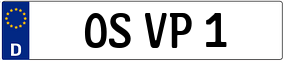 Truck License Plate